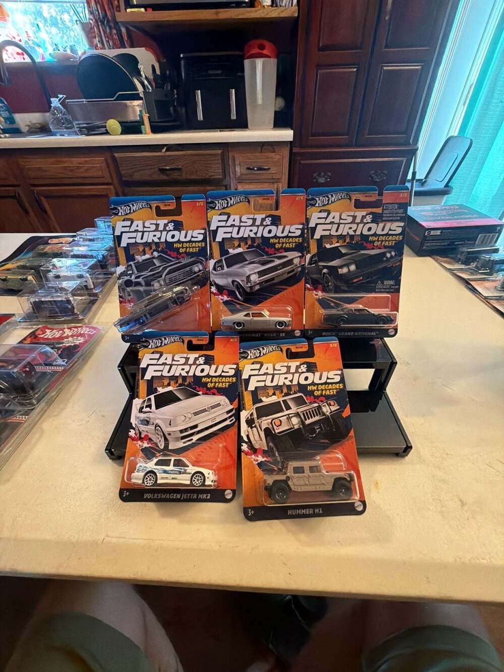 Hot Wheels Fast & Furious HW Decades of Fast Complete Set of 5 Cars